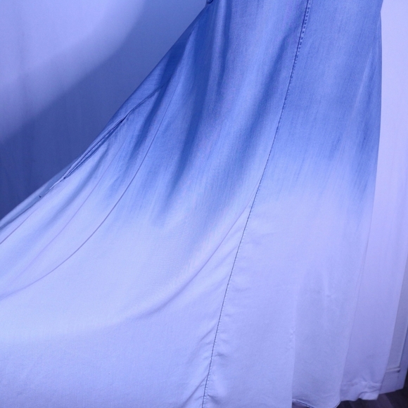 Chelsea and Theodore Denim High Low flowy dress Size Small - Picture 6 of 10